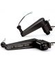 Optimill Wing Mirror Arms With Puddle Light in Black  for Land Rover Defender