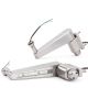 Defender Wing Mirror Arms With Puddle Light in Silver by Optimill  