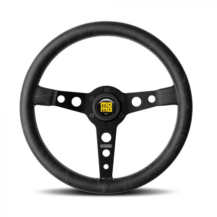 Momo Prototipo Heritage steering wheel - black spoke 