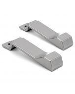 Optimill aluminium door locking pegs in grey for Land River Defender